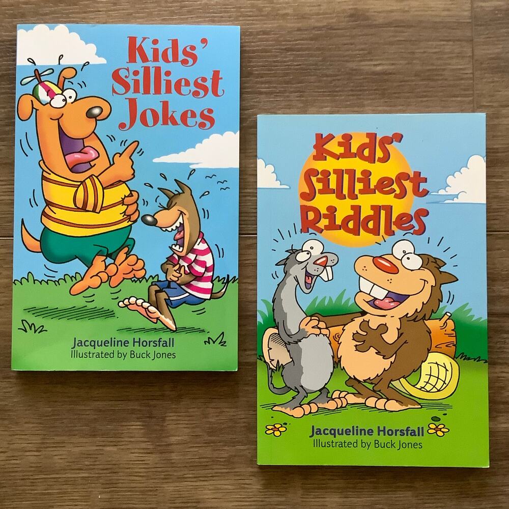 Kids Silliest Jokes & Kids Silliest Riddles Book Bundle Jaqueline Horsfall